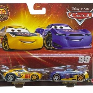 Disney Pixar Cars Die-Cast Toy Set - Yellow and Purple
